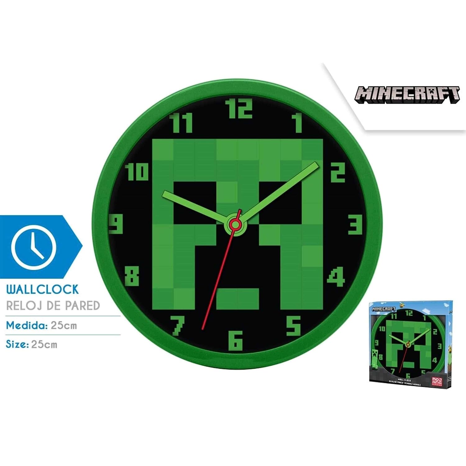 SRV — Horloge murale éducative enfant 25 cm – Image 2