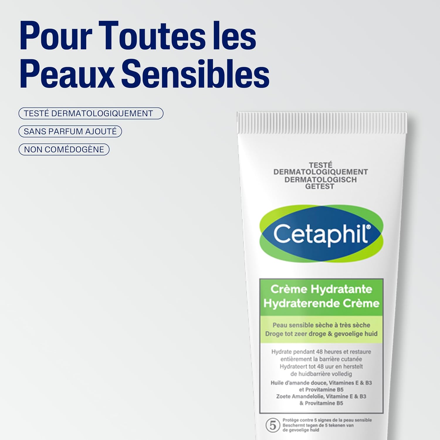 CETAPHIL — Crème Hydratante Visage et Corps 100g – Image 3