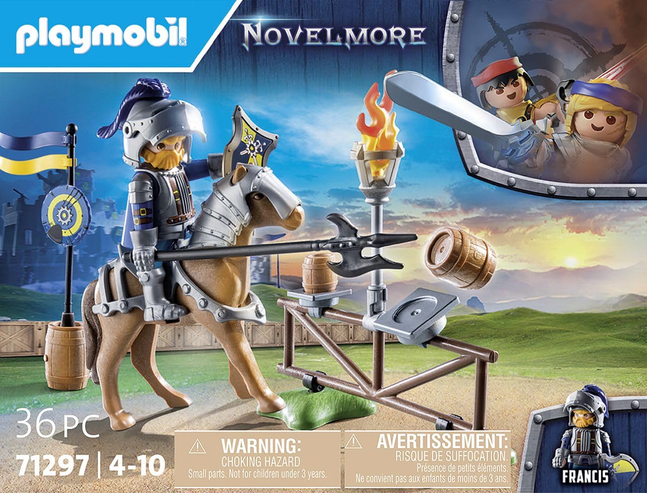 PLAYMOBIL Novelmore 71297 — Chevalier et accessoires d'entraînement – Image 61