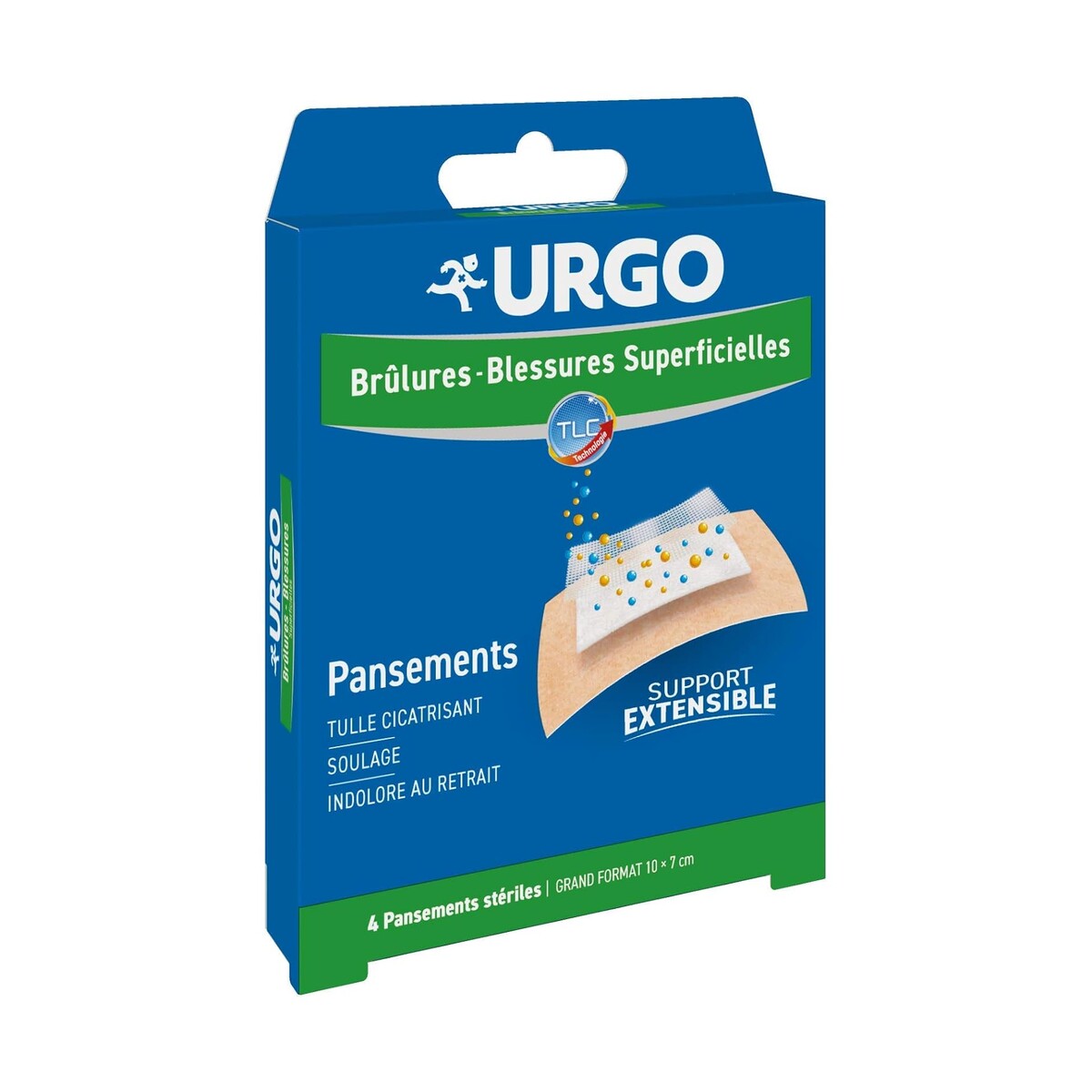 URGO — Pansements Brûlures Grand Format x4