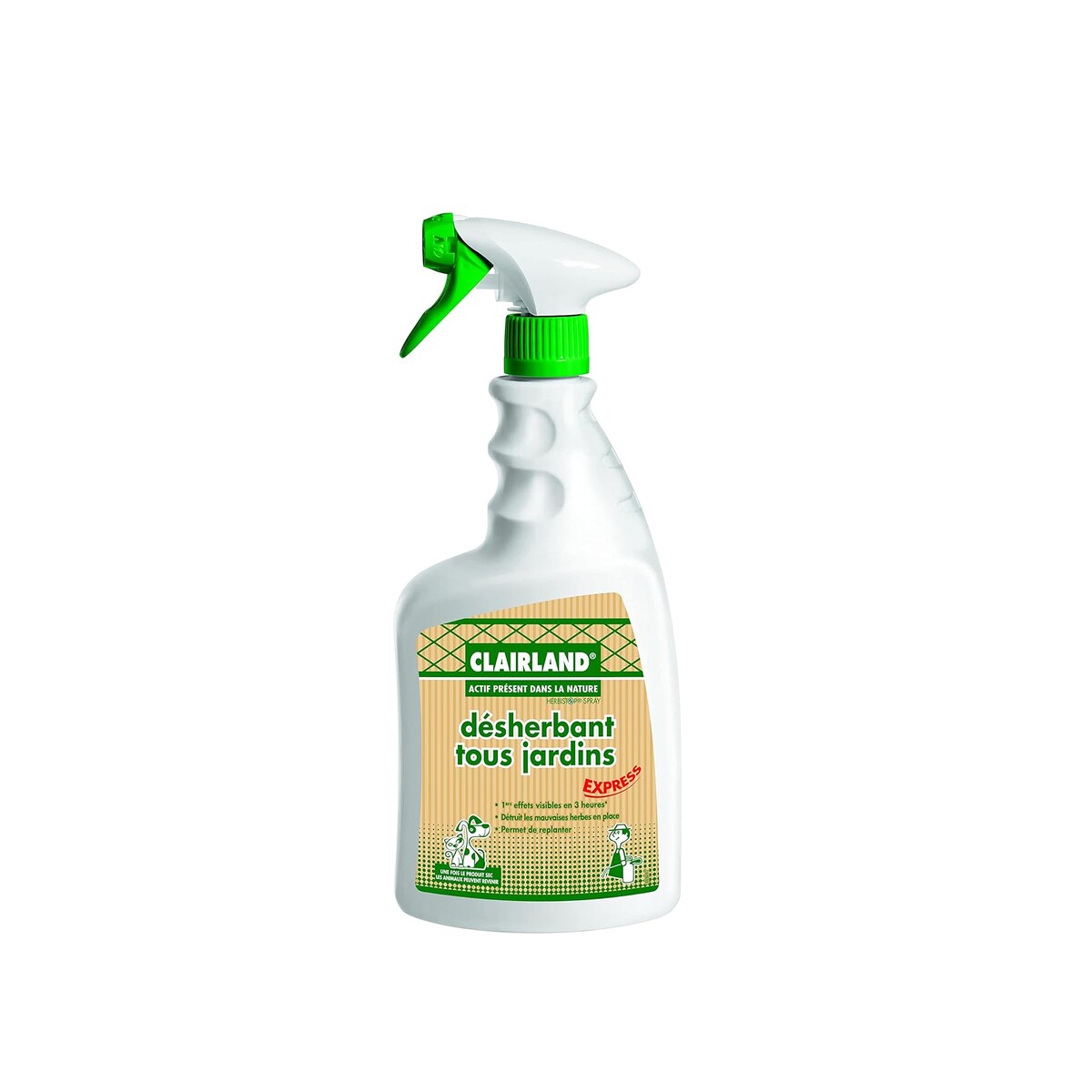 CLAIRLAND — Désherbant Tous Jardins Prêt à l'emploi 900ml