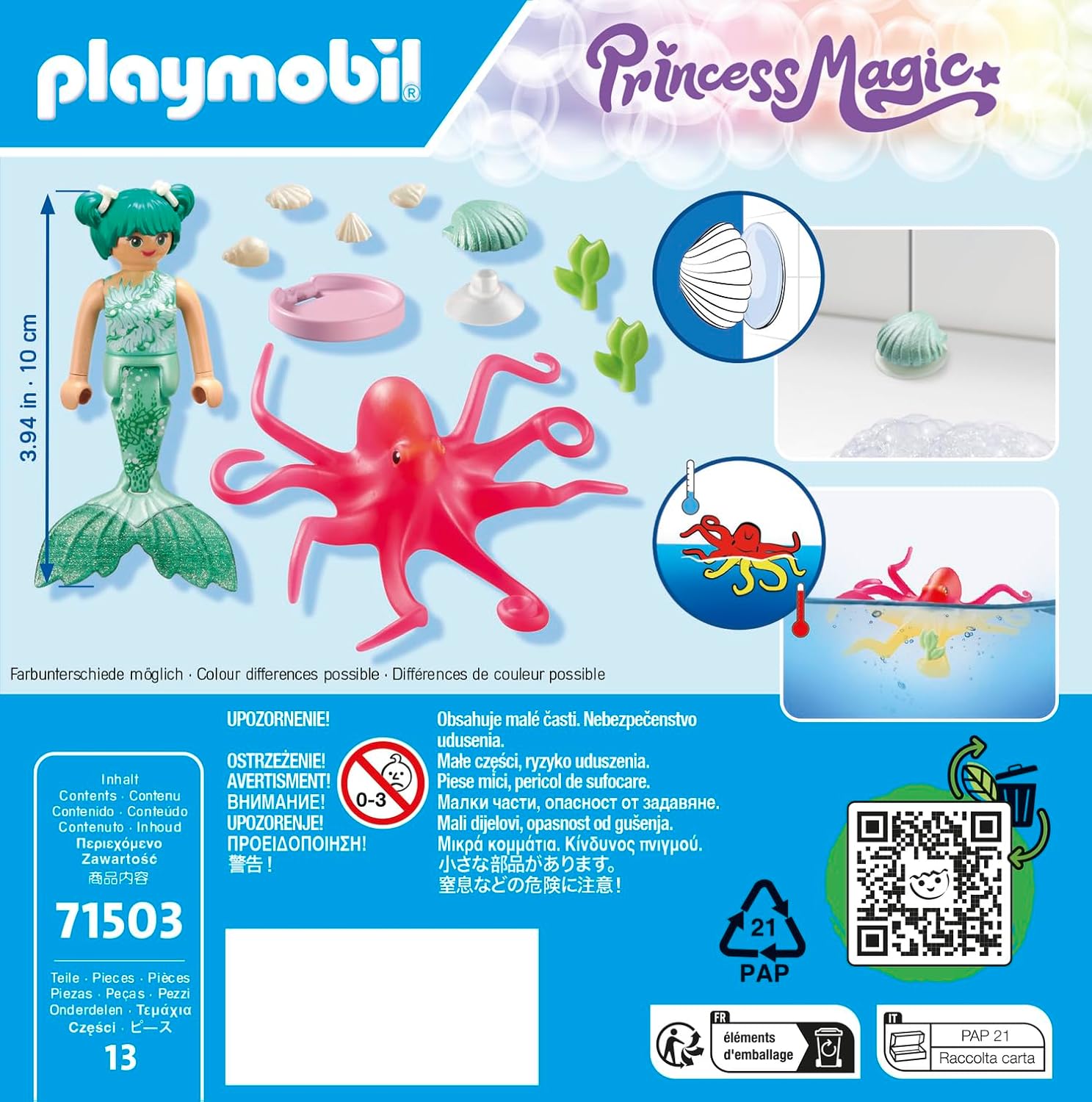 PLAYMOBIL Princess Magic — Sirène avec Pieuvre – Image 53