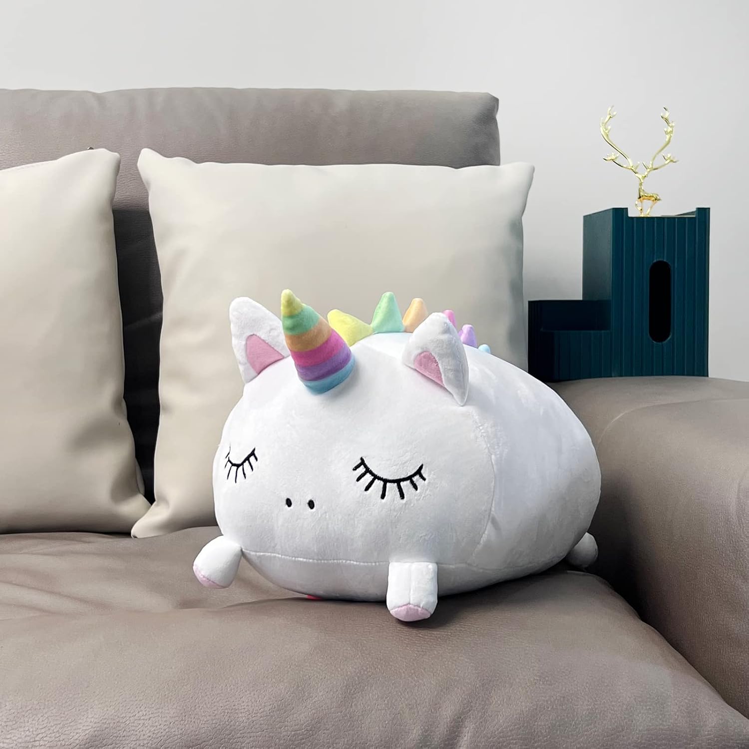 I-TOTAL — Coussin décoratif souple Licorne – Image 3