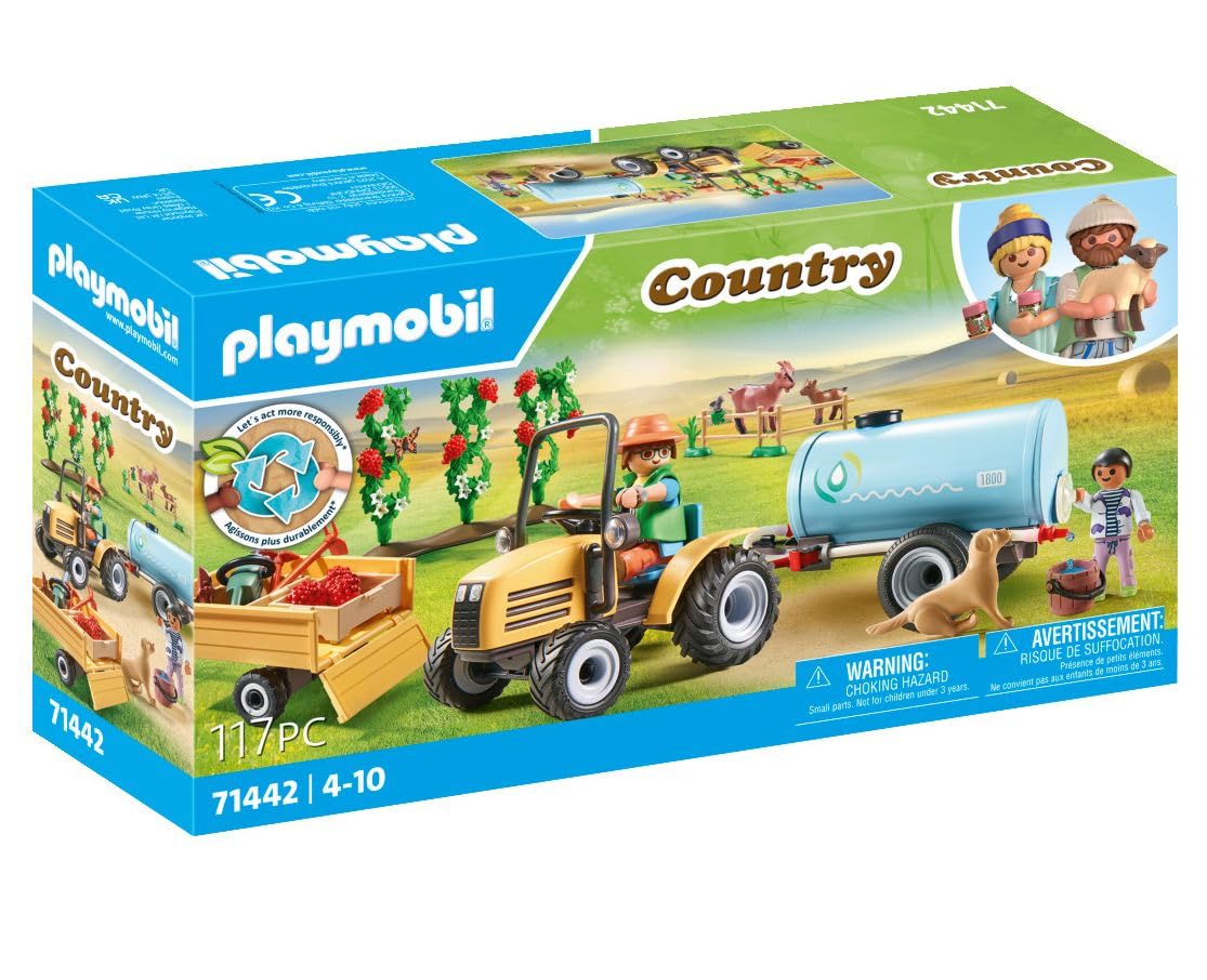 PLAYMOBIL Country 71442 — Fermier avec Tracteur et Citerne – Image 27
