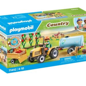 Alternative view of PLAYMOBIL Country 71442 — Fermier avec Tracteur et Citerne