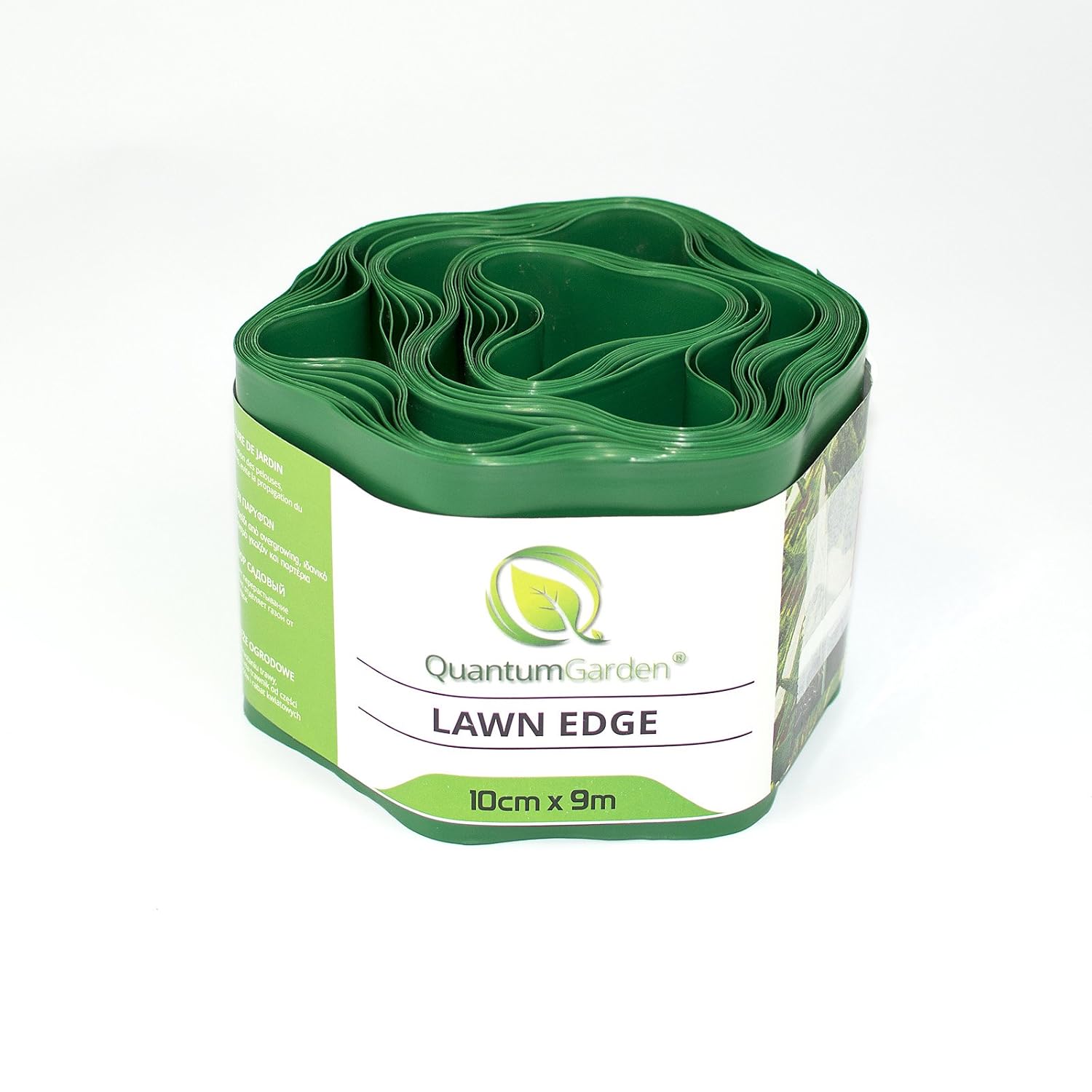 ROULEAU — Bordure de jardin flexible 100 mm x 9 m Vert