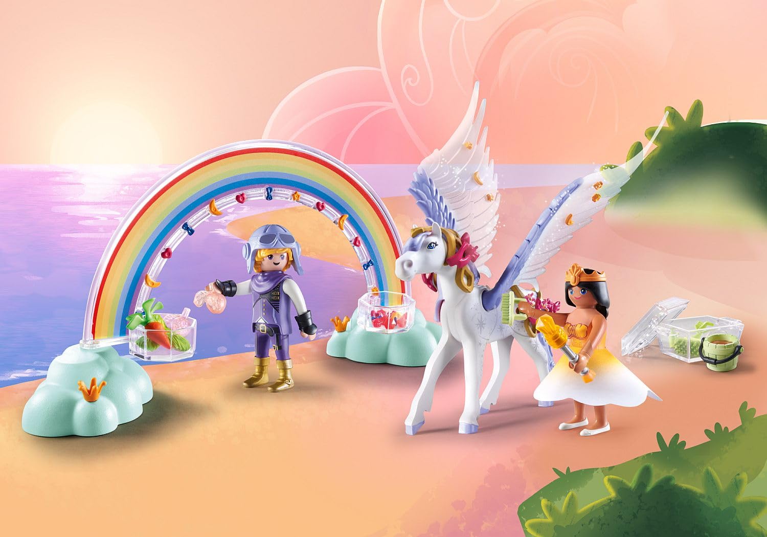 PLAYMOBIL Princess Magic 71361 — Cheval ailé à décorer – Image 28