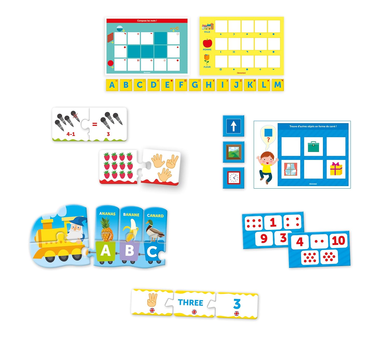 CLEMENTONI La Maternelle — Coffret de 12 Jeux Éducatifs 3-6 Ans – Image 5