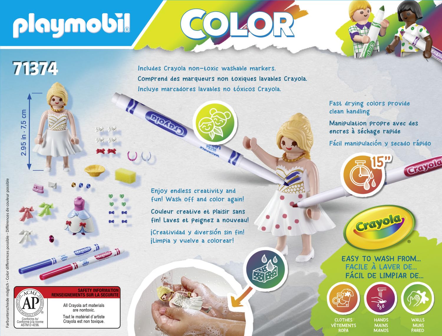 PLAYMOBIL Color 71374 — Tenues de soirée créatives – Image 5