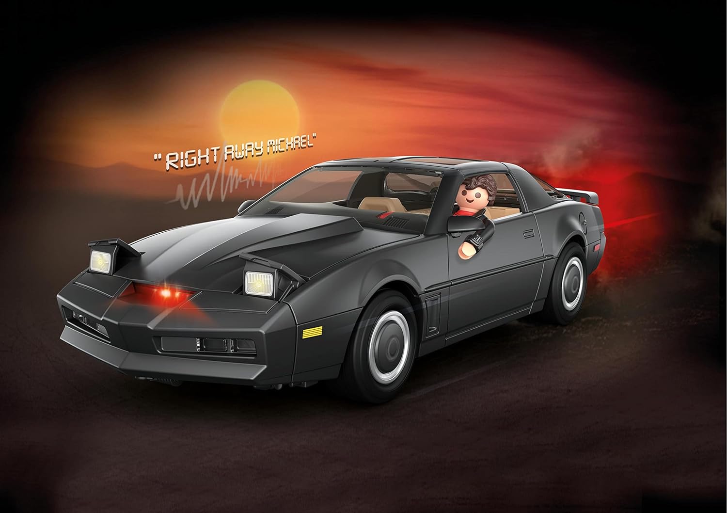 PLAYMOBIL Knight Rider 70924 — Voiture K.I.T.T. avec son et lumière – Image 12