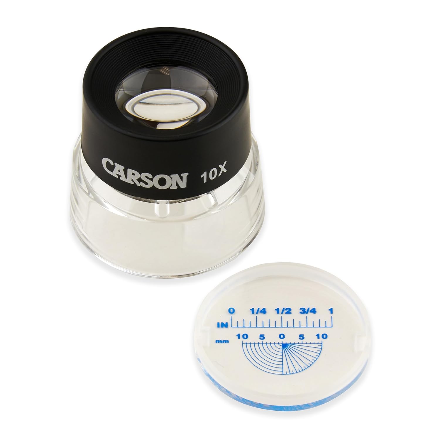 CARSON LumiLoupe — Loupe sur pied 10x avec réticule – Image 44