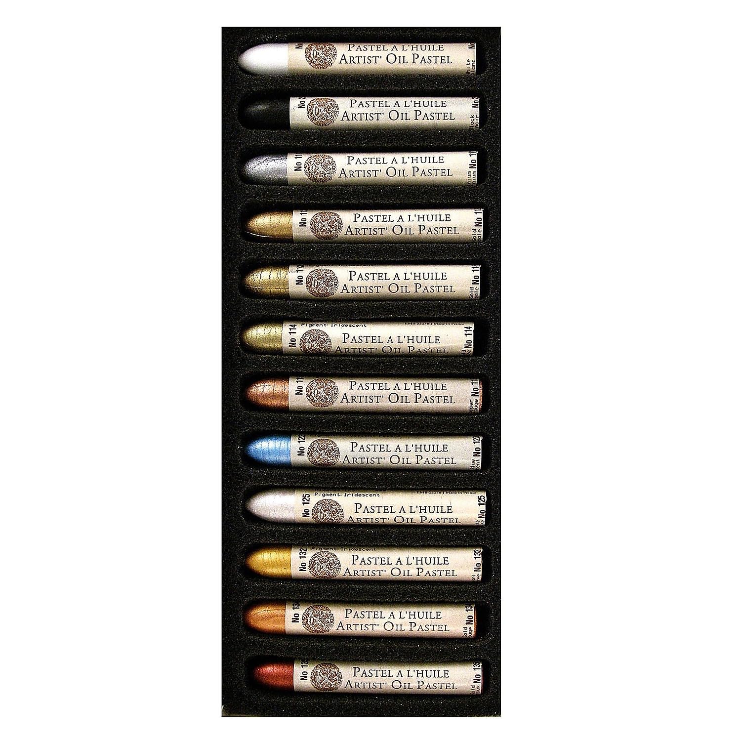 SENNELIER — Boîte de 12 Pastels à l’Huile Irisés