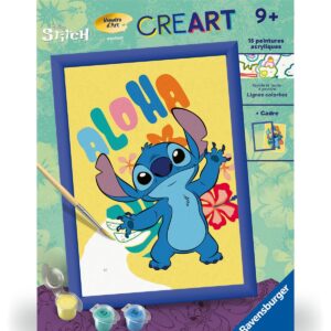 RAVENSBURGER CreArt Kids — Kit de peinture par numéros Stitch
