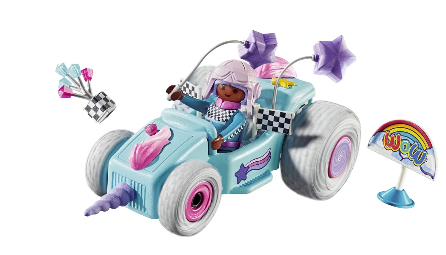 PLAYMOBIL Funstars 71635 — Jeune Fille Licorne et Kart – Image 7