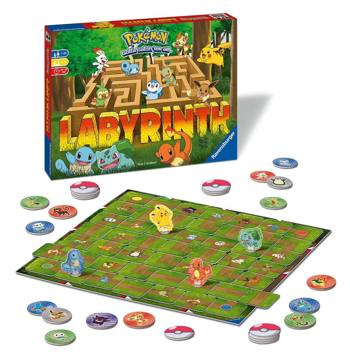 RAVENSBURGER Labyrinthe Pokémon — Jeu de réflexion 2 à 4 joueurs – Image 2