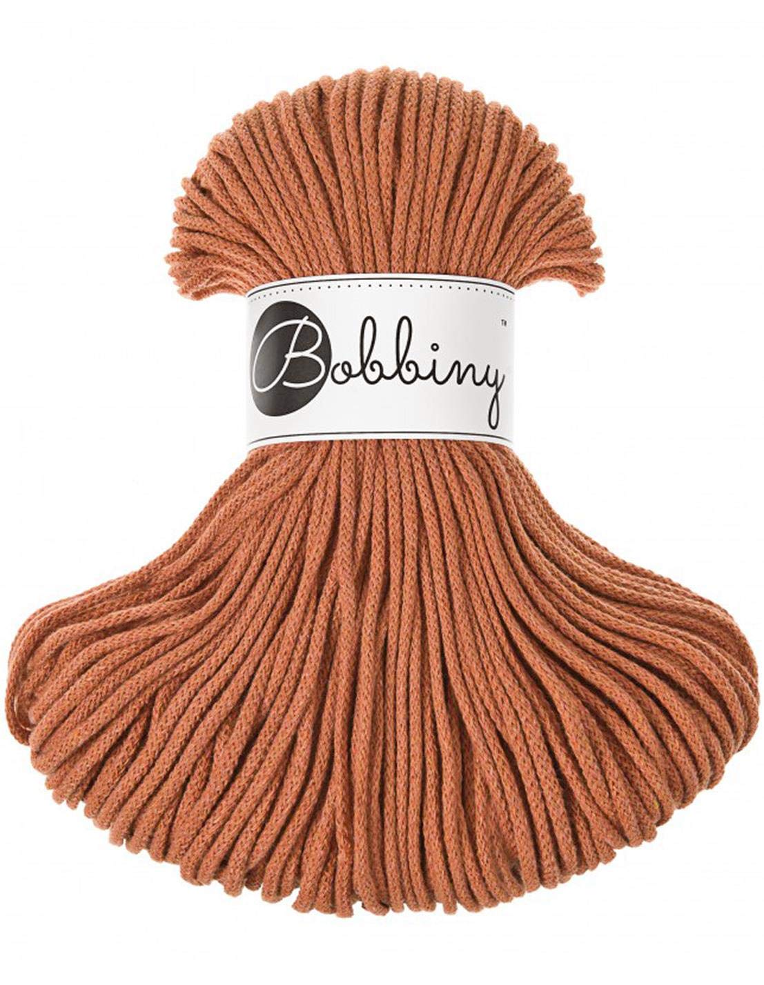 BOBBINY Junior — Corde macramé tressée 3 mm 100 m Terracotta – Image 12