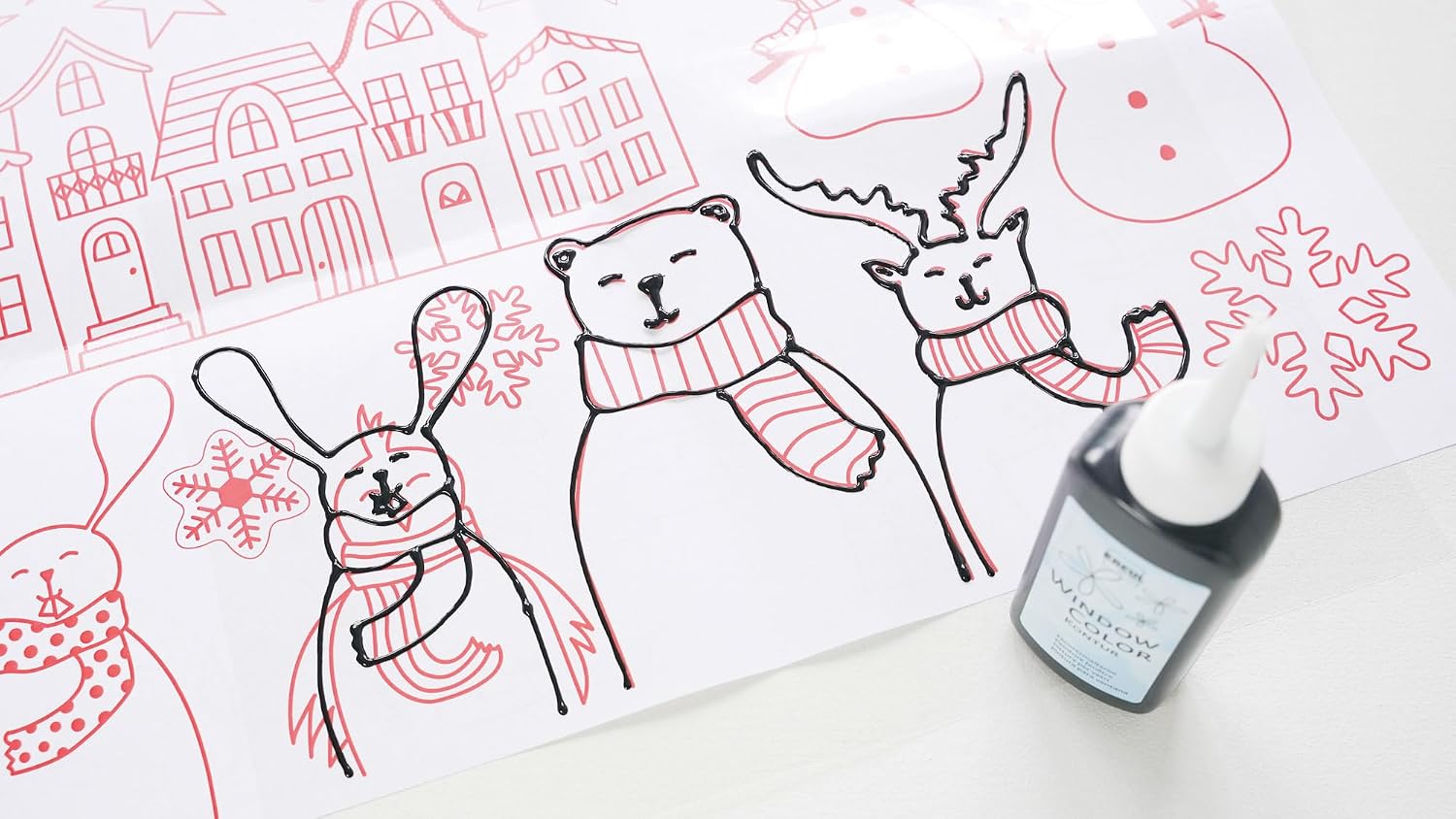 KREUL Window Color — Set peinture fenêtres Hello Winter 6x80ml – Image 3