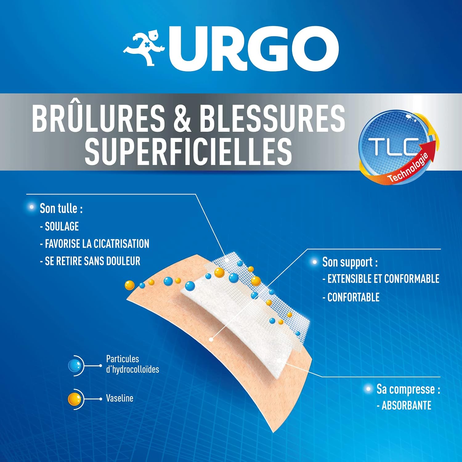 URGO — Pansements Brûlures Grand Format x4 – Image 2