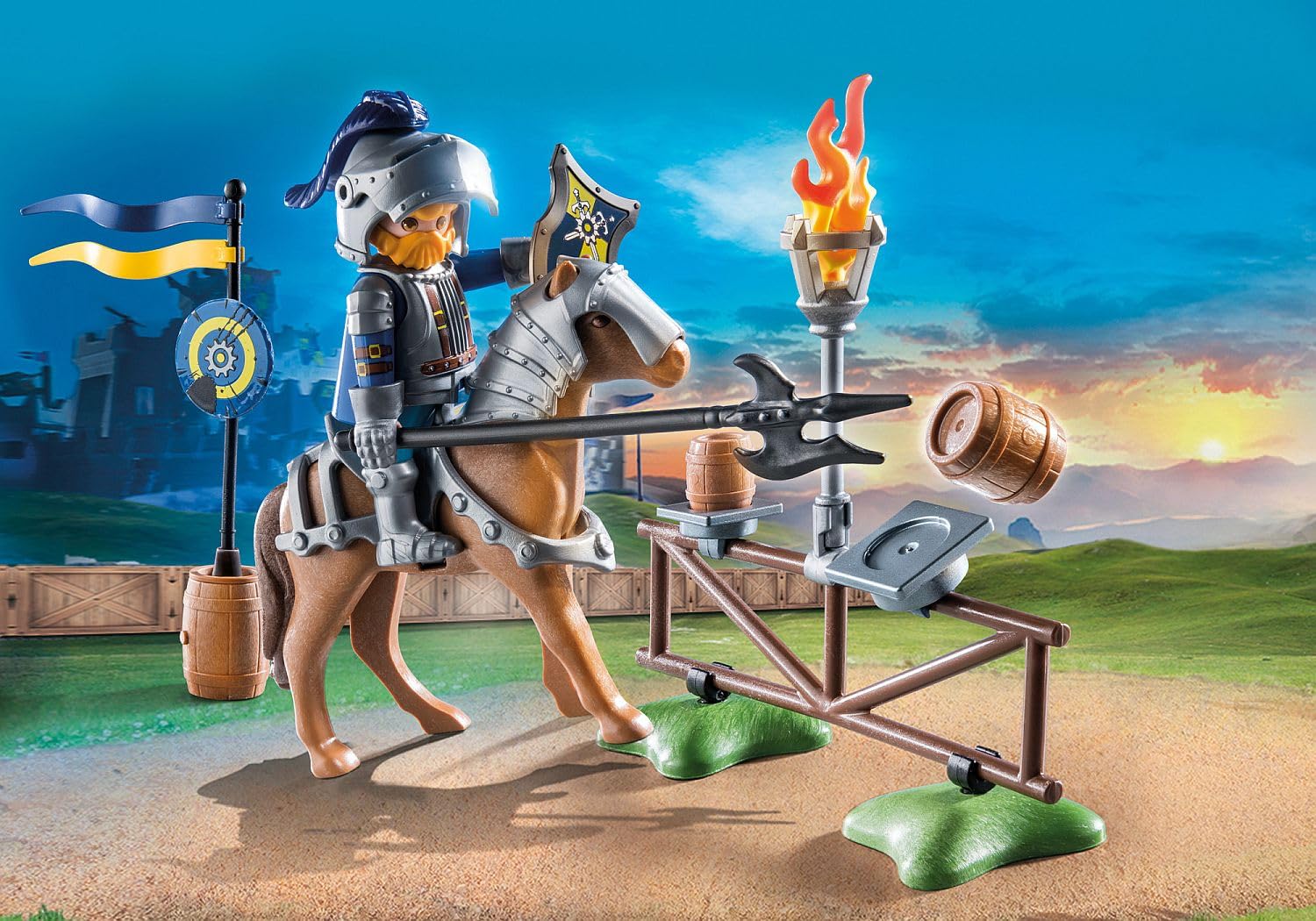 PLAYMOBIL Novelmore 71297 — Chevalier et accessoires d'entraînement – Image 44