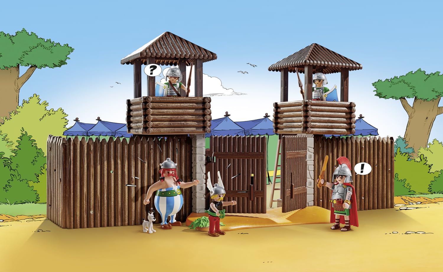 PLAYMOBIL Astérix 71542 — Camp des Romains 6 personnages – Image 6