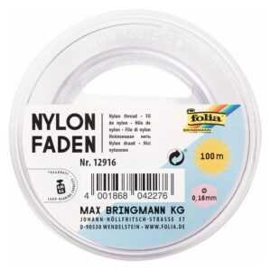 FOLIA — Fil de nylon transparent 0,16 mm x 100 m