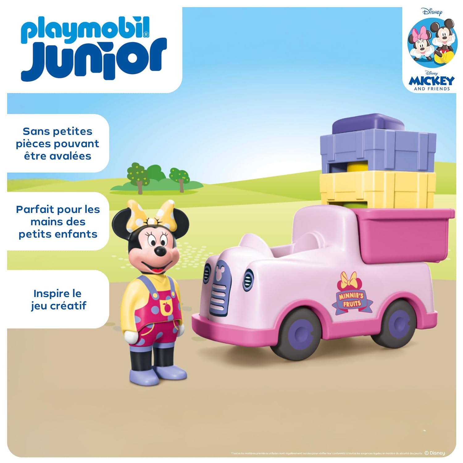 PLAYMOBIL Junior Disney — Camion de Fruits Minnie Mouse – Image 12