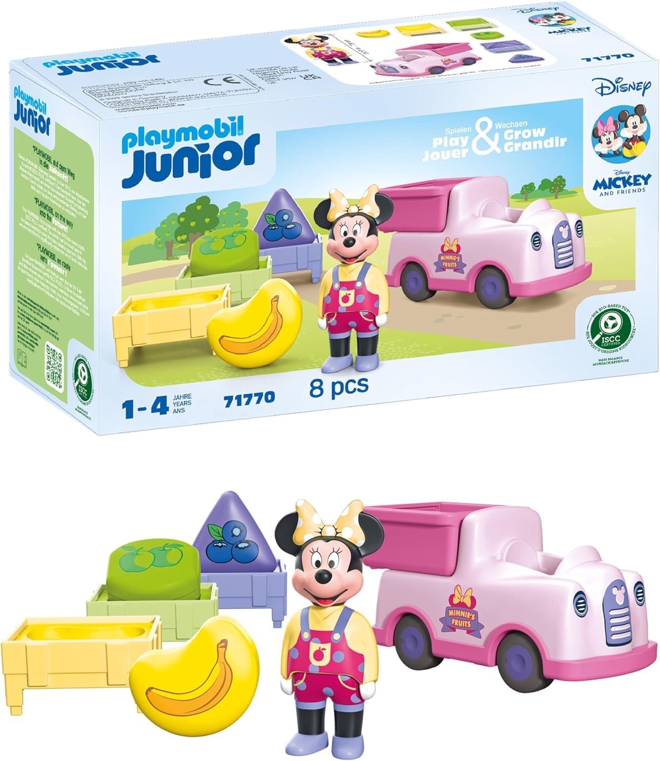 PLAYMOBIL Junior Disney — Camion de Fruits Minnie Mouse – Image 38
