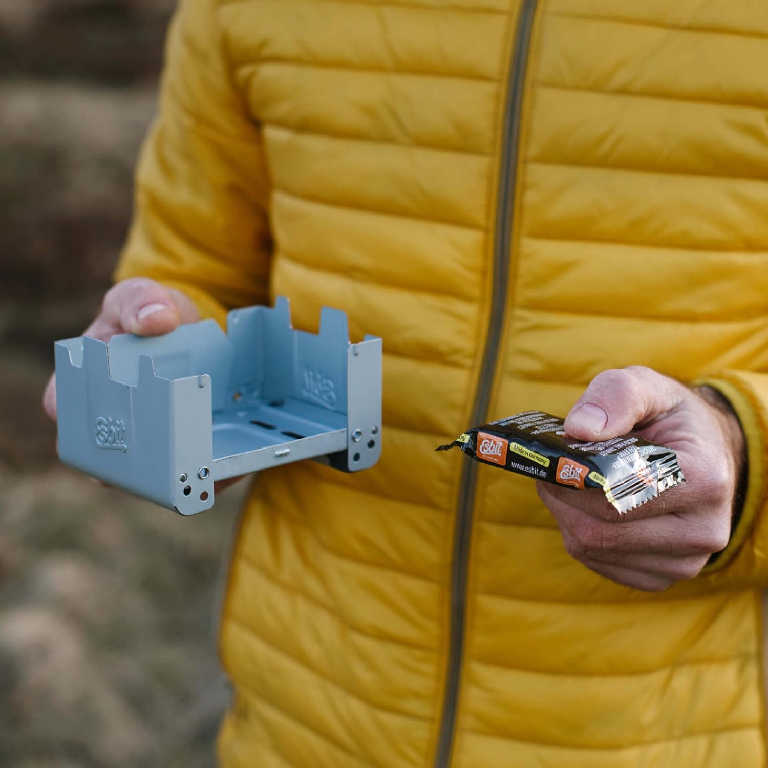 ESBIT — Réchaud de poche avec pare-vent et combustible sec – Image 7