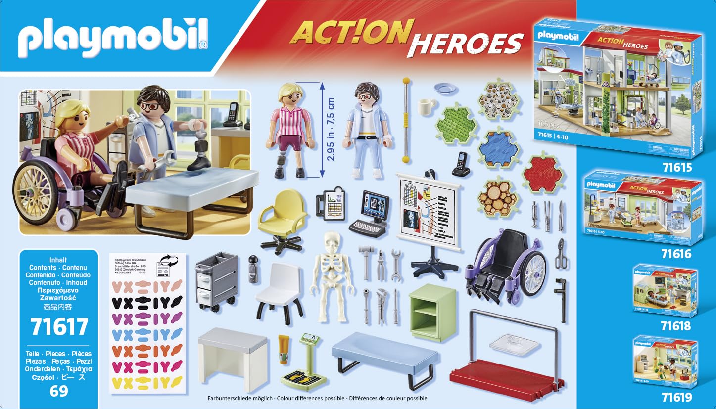 PLAYMOBIL Action Heroes 71617 — Atelier de kinésithérapie – Image 5
