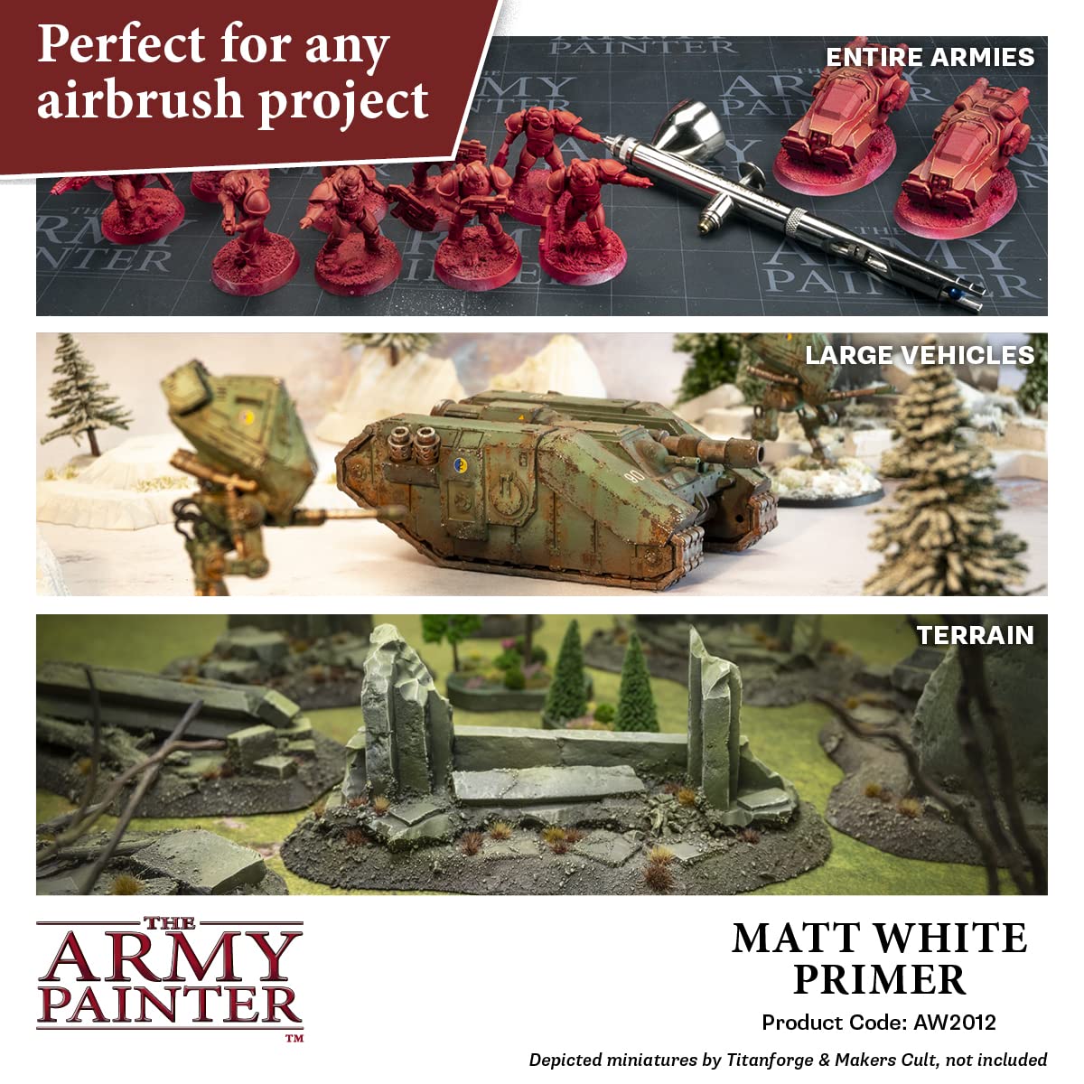 THE ARMY PAINTER Air Primer White — Apprêt acrylique 100 ml – Image 25