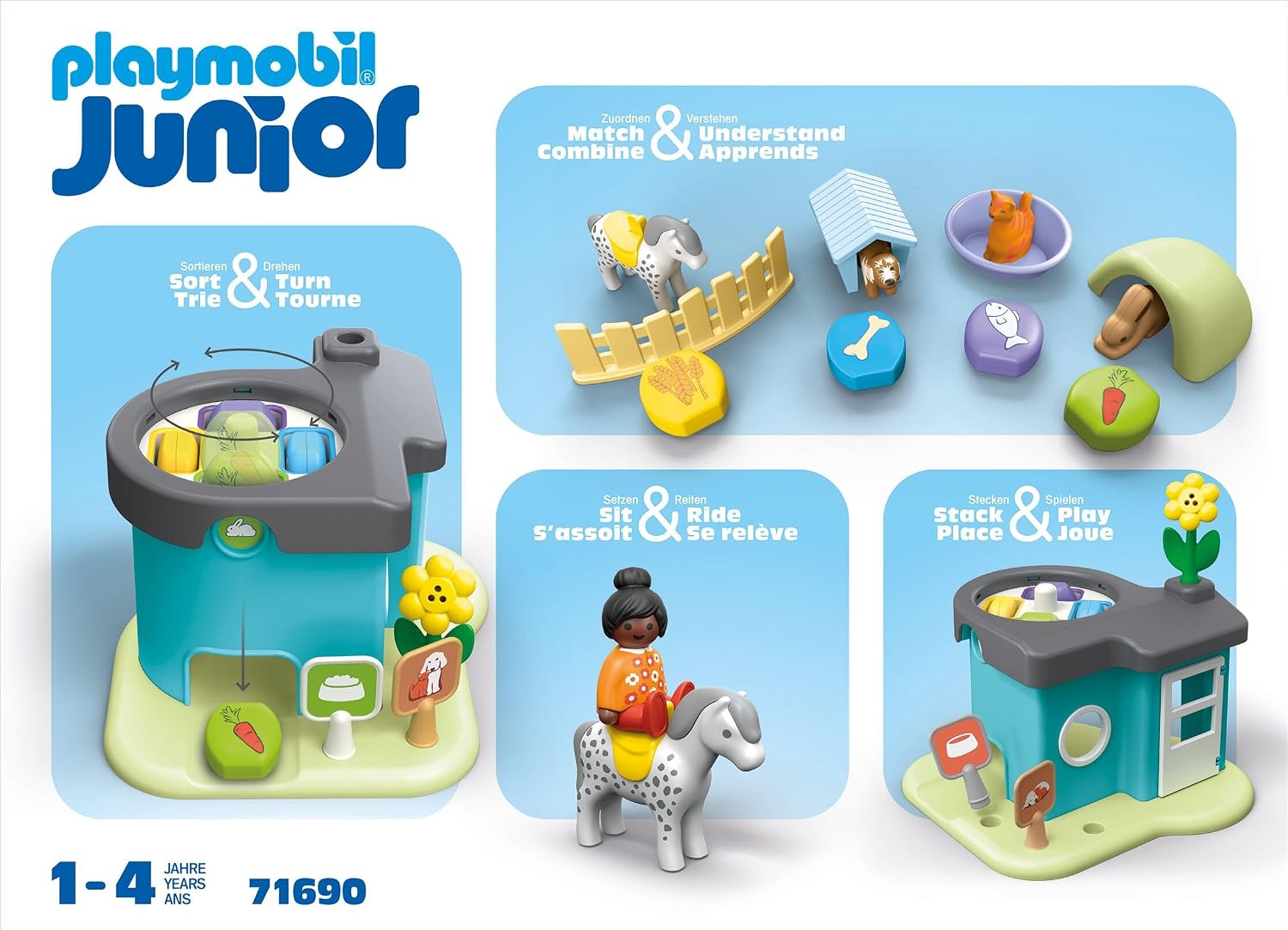 PLAYMOBIL Junior 71690 — Maison des Animaux dès 12 mois – Image 7