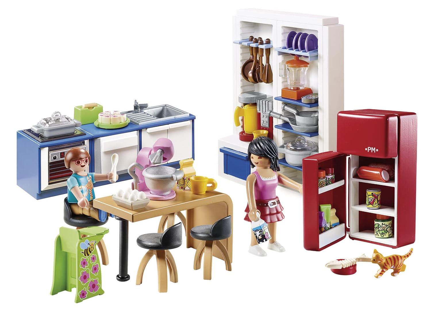 PLAYMOBIL Dollhouse 70206 — Cuisine familiale avec 2 personnages – Image 13