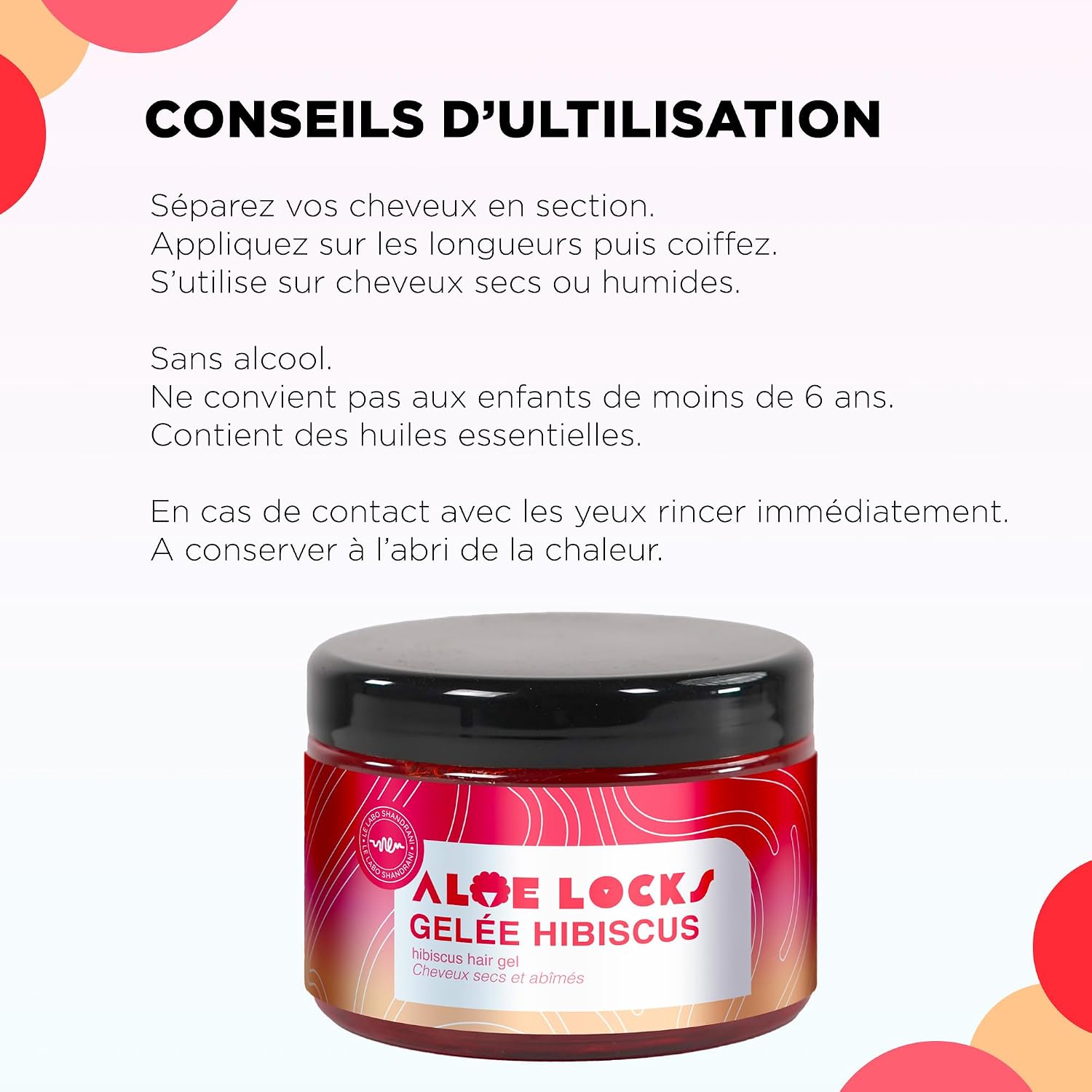 ALOÉ LOCKS — Gelée Hibiscus 300ml – Image 3