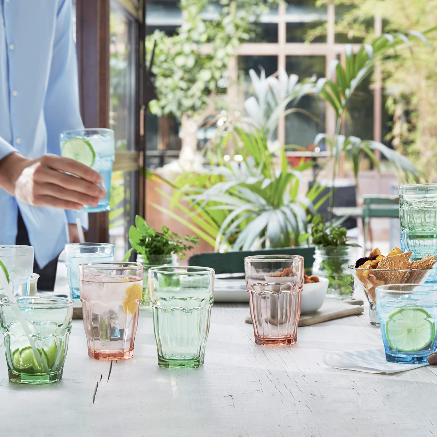 Bormioli 418930-B03 Rock Bar Lounge Verre Vert 27 cl Set de 6 – Image 5