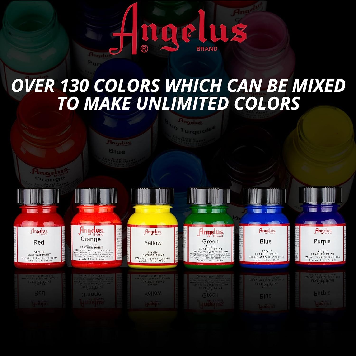 ANGELUS — Peinture cuir acrylique neutre 4 Oz – Image 13