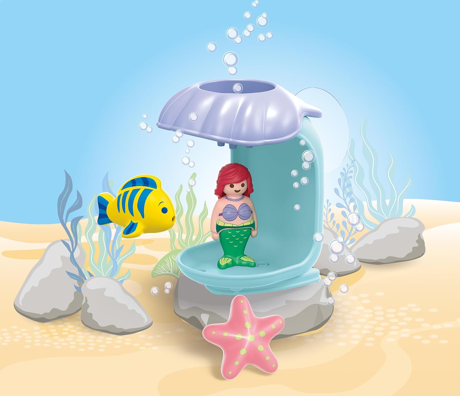 PLAYMOBIL Junior Disney — Ariel avec Coquillage de Bain – Image 26