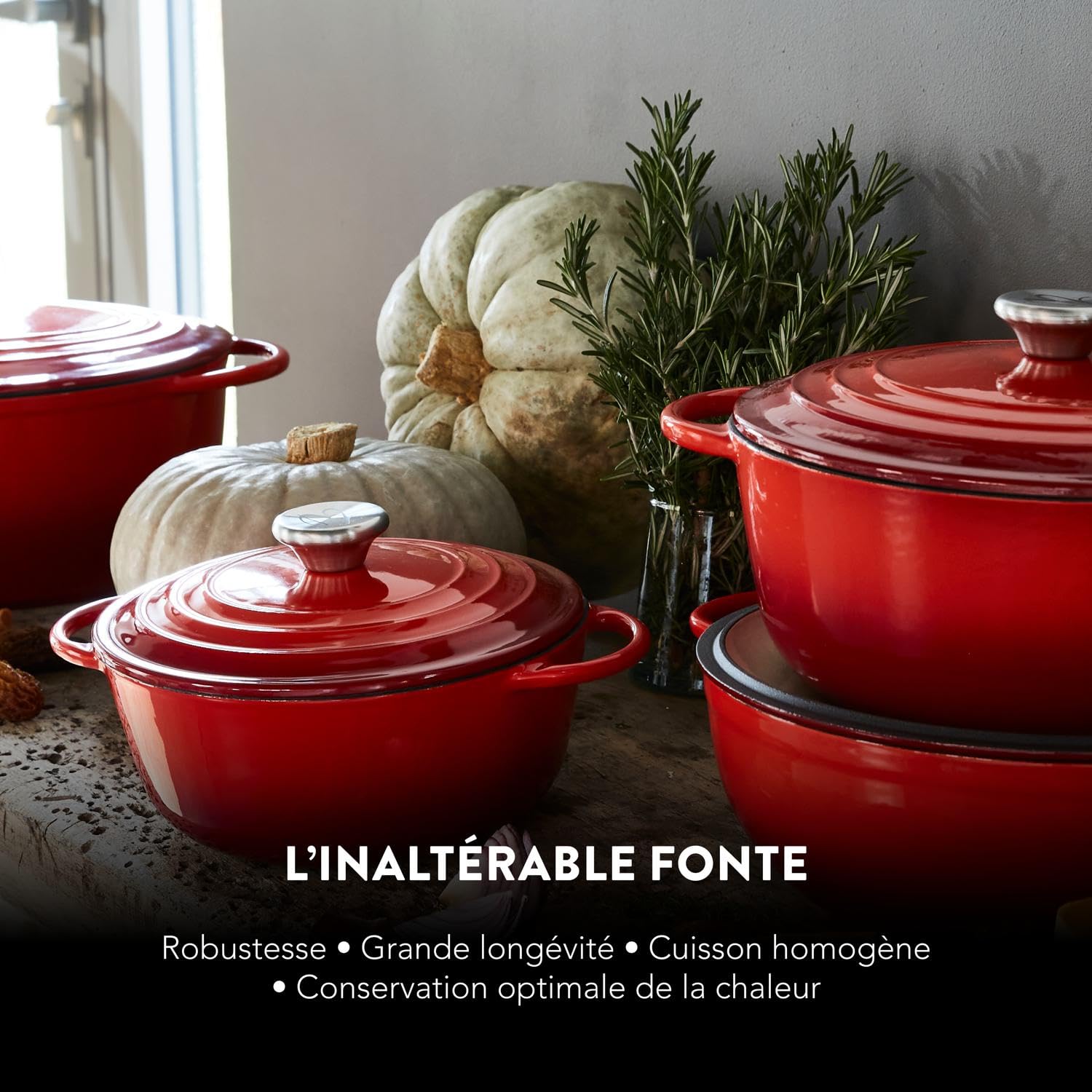 BAUMALU — Poêle Grill Carrée 24 cm Noir – Image 41