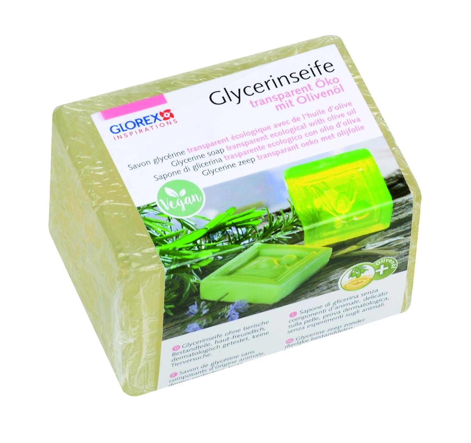 GLOREX — Savon de glycérine à l'huile d'olive 250g