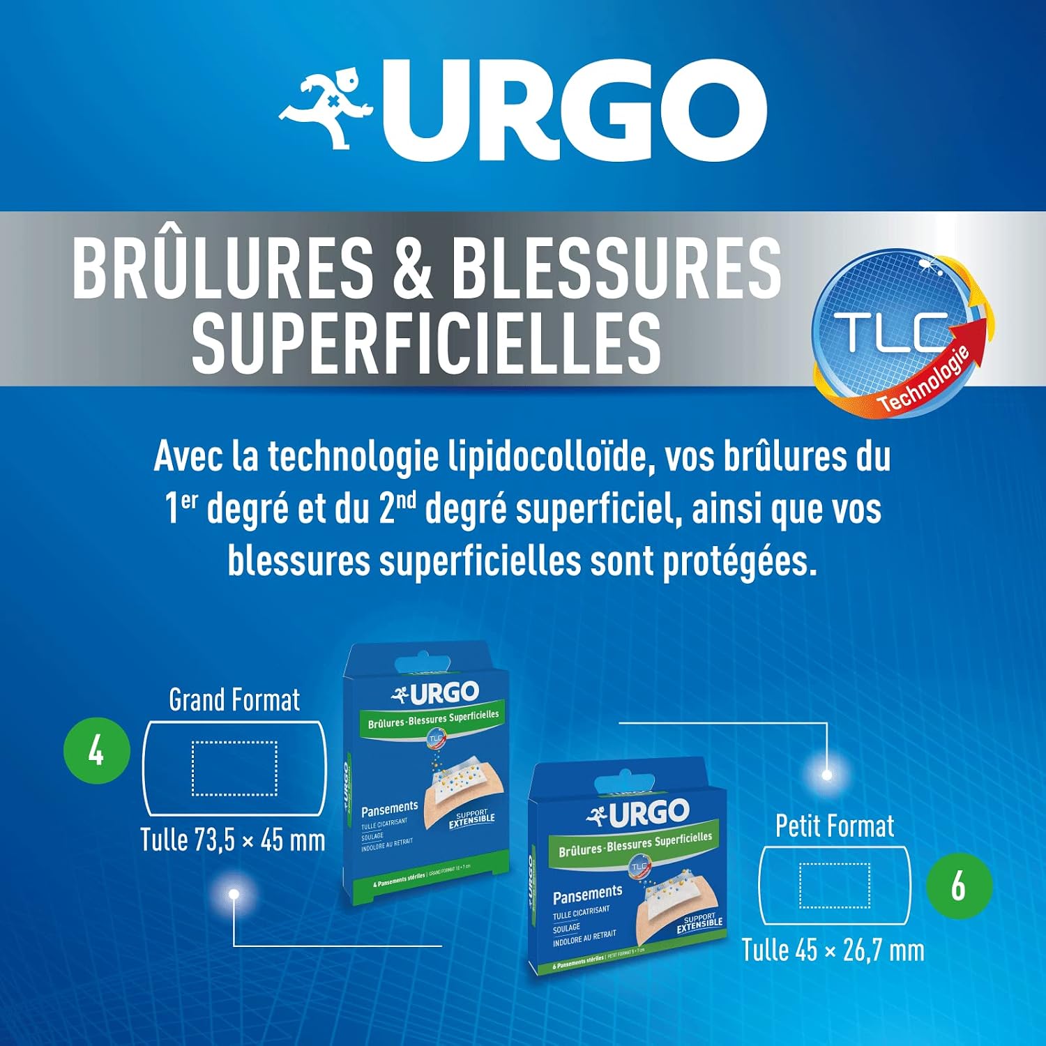URGO — Pansements Brûlures Grand Format x4 – Image 4