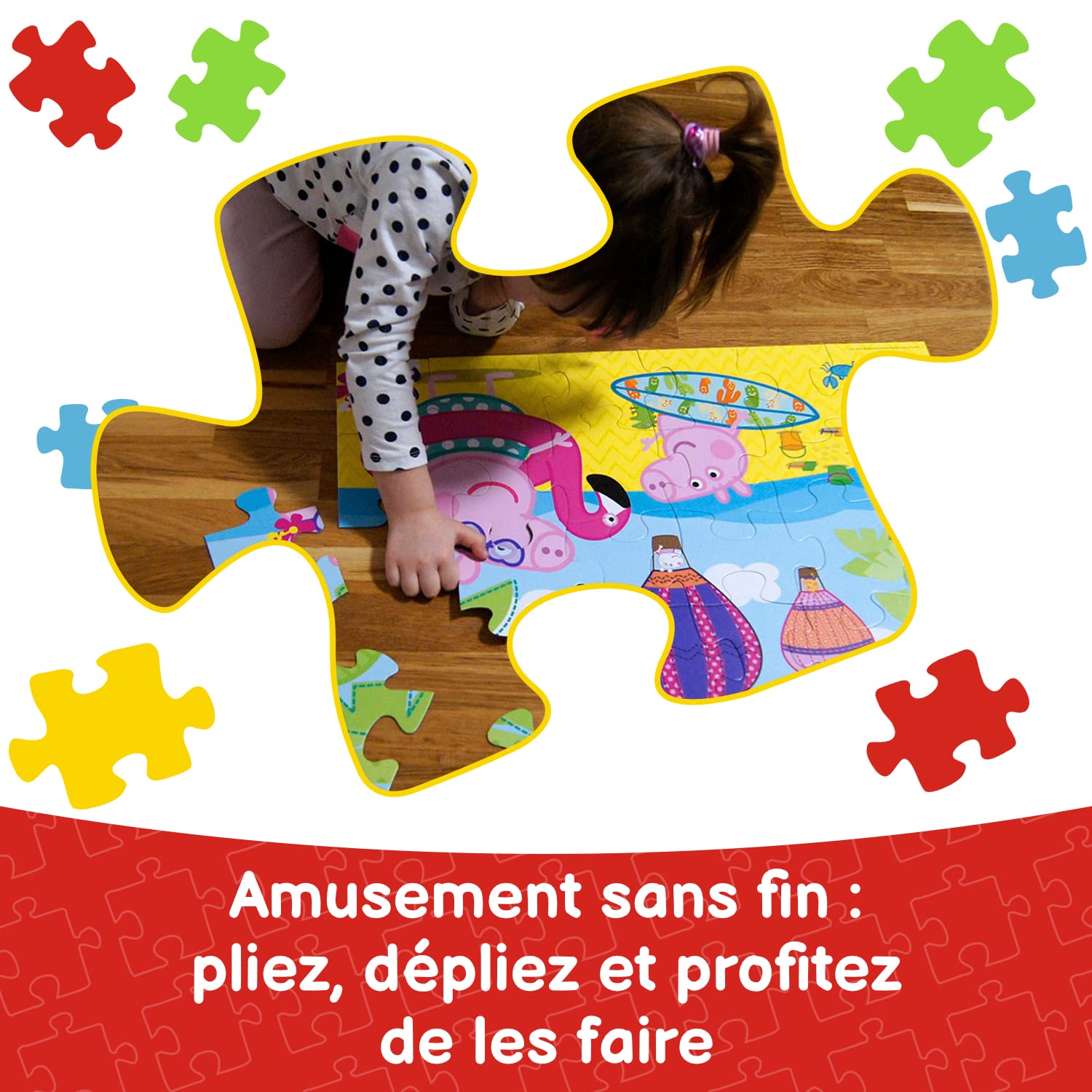 TREFL Peppa Pig Jolly Train — Puzzle à cadre 15 pièces – Image 10