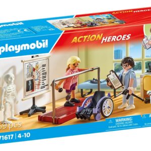 Alternative view of PLAYMOBIL Action Heroes 71617 — Atelier de kinésithérapie