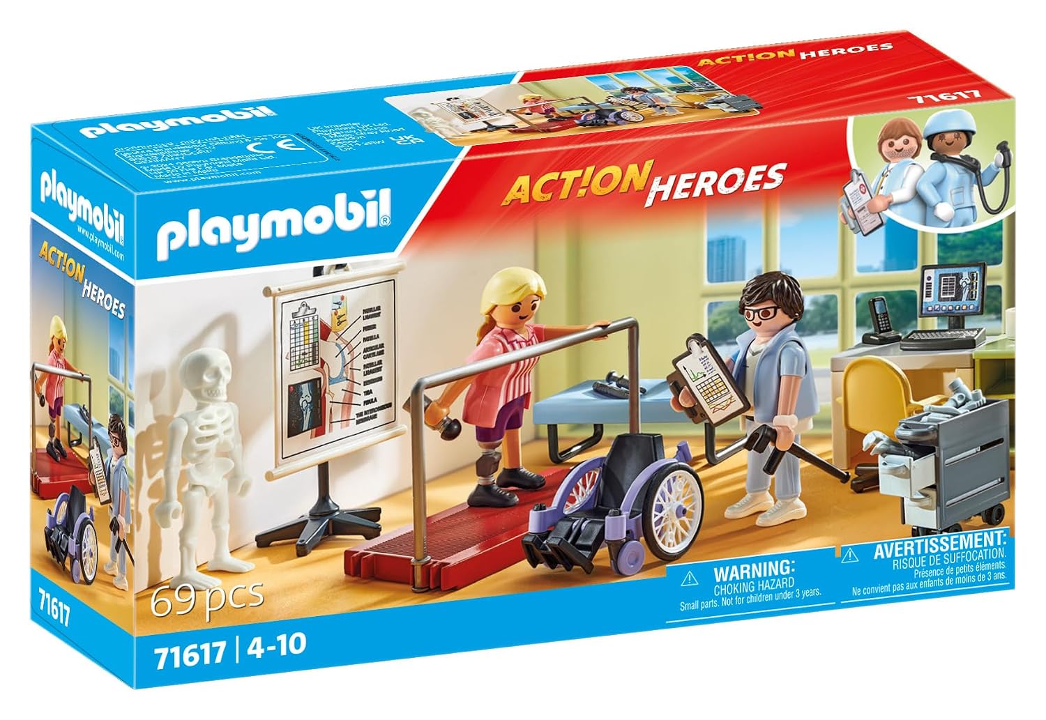 PLAYMOBIL Action Heroes 71617 — Atelier de kinésithérapie – Image 10