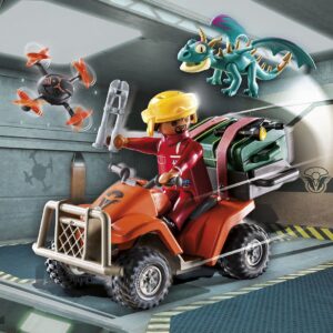 Alternative view of PLAYMOBIL 71085 — Quad et Phil avec dragon et accessoires