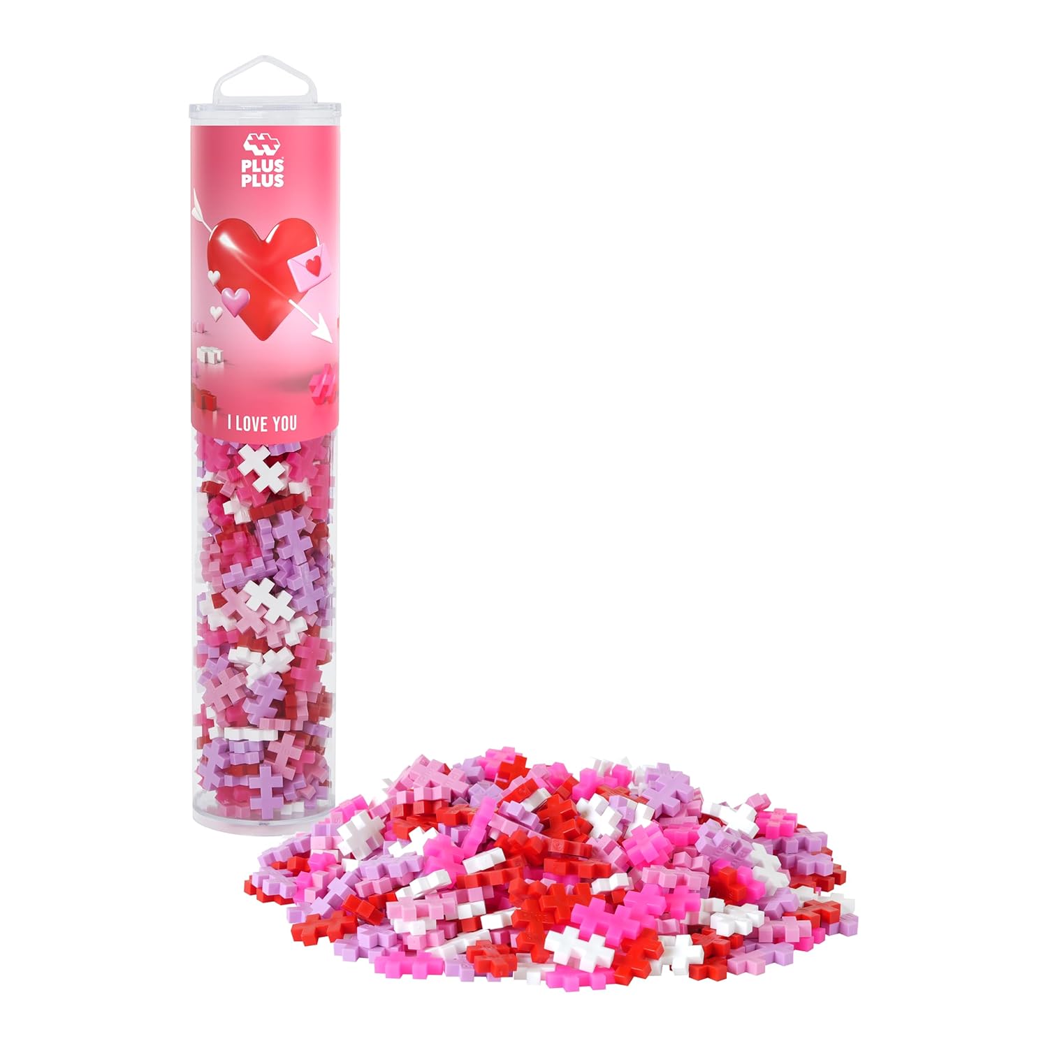 PLUS-PLUS Méga Tube Amour — 240 Briques de Construction