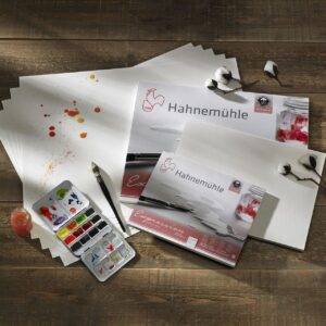 Alternative view of HAHNEMUHLE — Bloc d'aquarelle blanc taille L