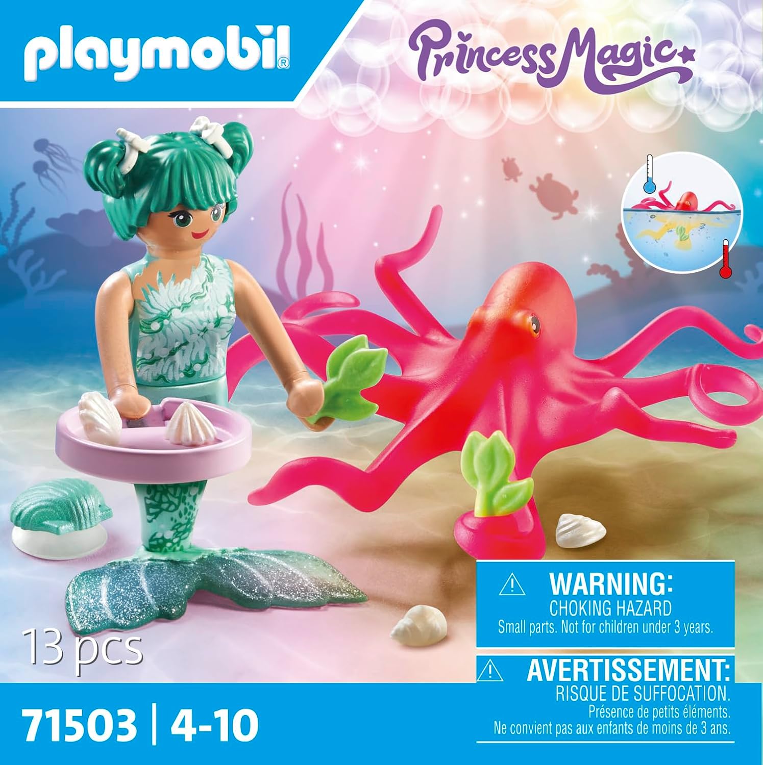 PLAYMOBIL Princess Magic — Sirène avec Pieuvre – Image 52