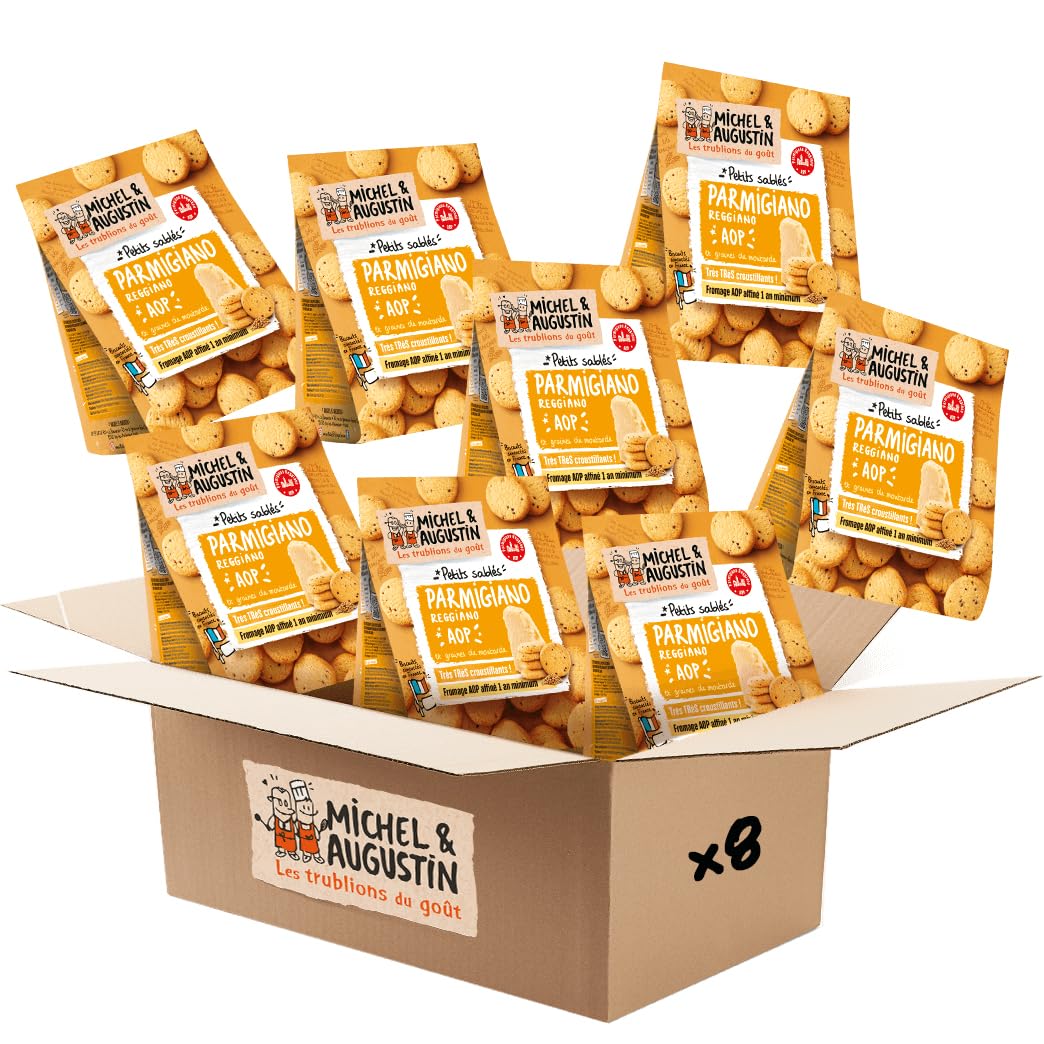 MICHELIN — Biscuits apéritifs au Parmigiano Reggiano 8x100g