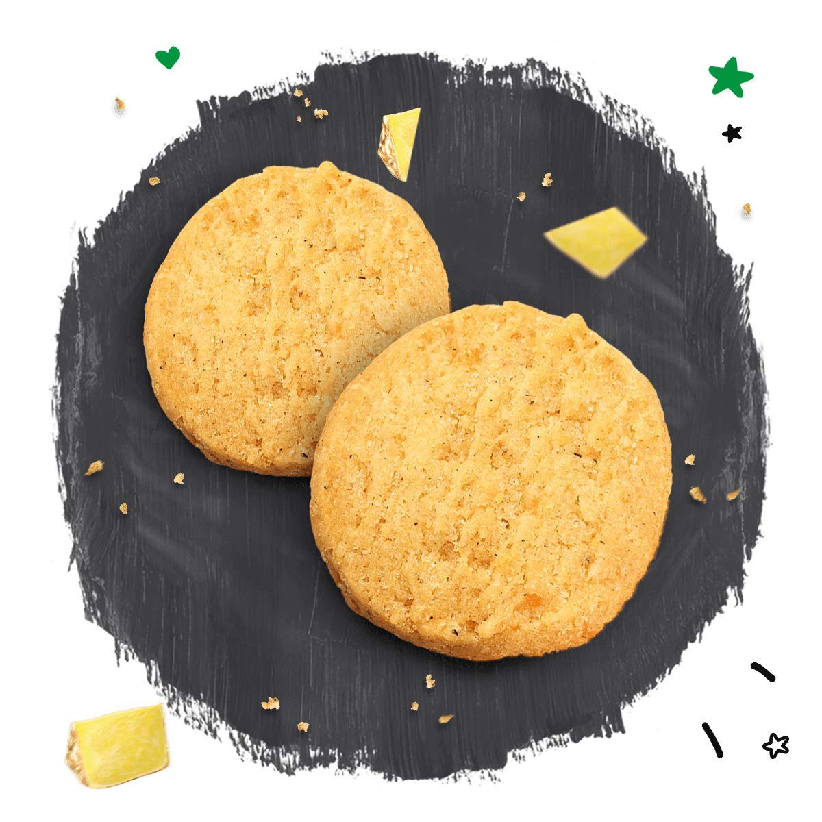 MICHEL ET AUGUSTIN — Biscuits sablés apéritifs Cantal AOP 100 g – Image 2