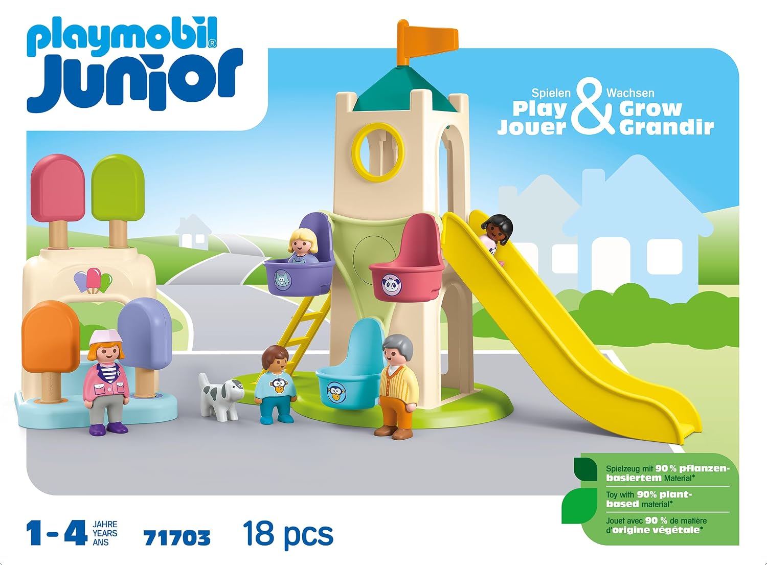 PLAYMOBIL Junior 71703 — Aire de Jeux avec Toboggan géant – Image 5