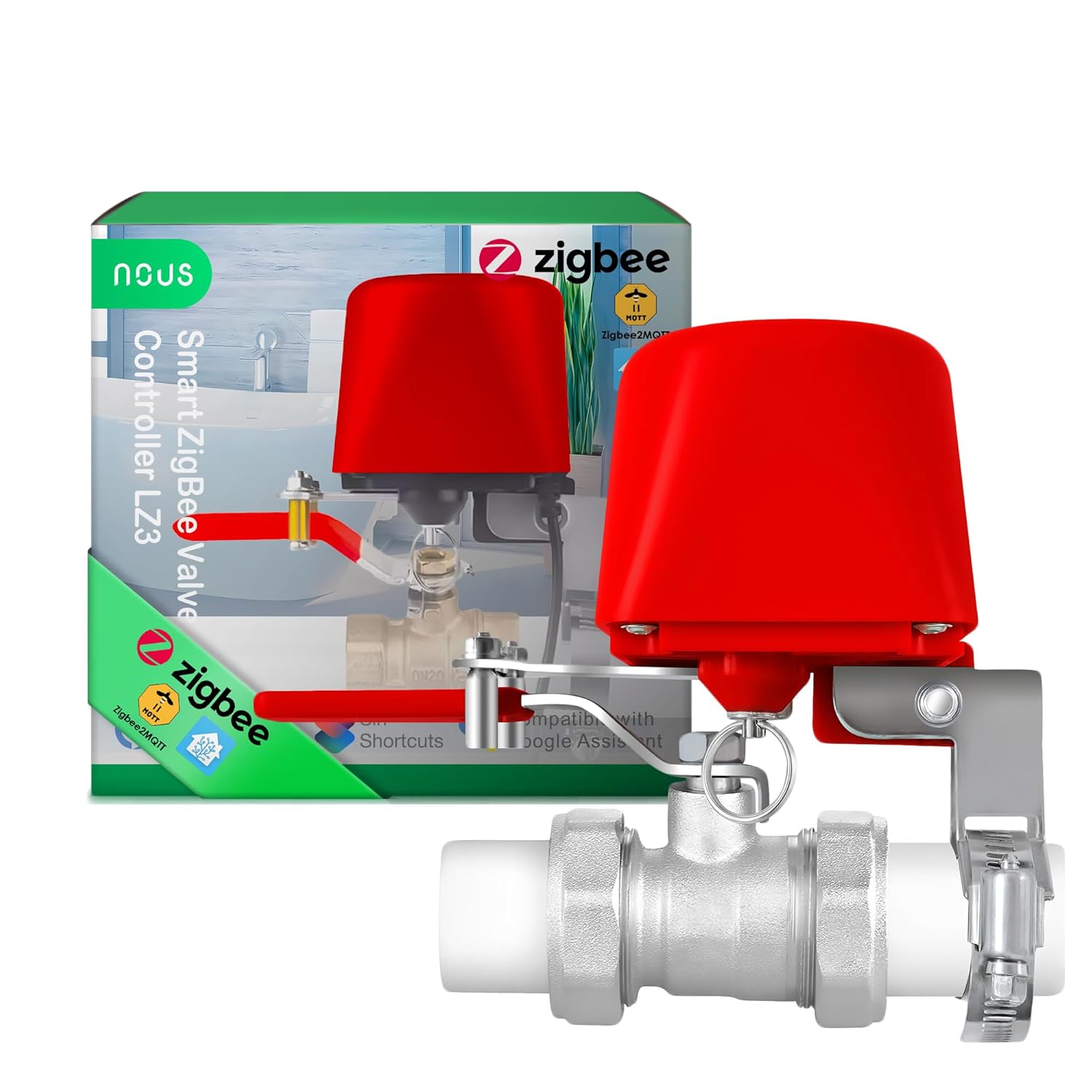 NOUS LZ3 — Vanne d'eau ZigBee connectée